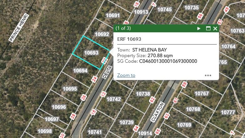0 Bedroom Property for Sale in Steenbergs Cove Western Cape